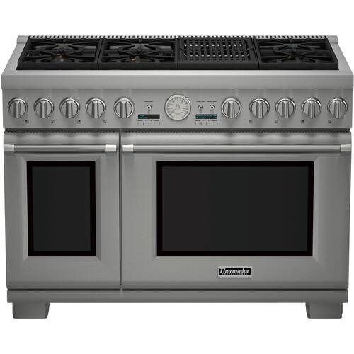 Thermador - Self-Cleaning Freestanding Double Oven Dual Fuel Convection ...