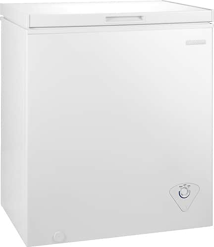 Insignia™ - 5.0 Cu. Ft. Chest Freezer - White - Angle_Standard