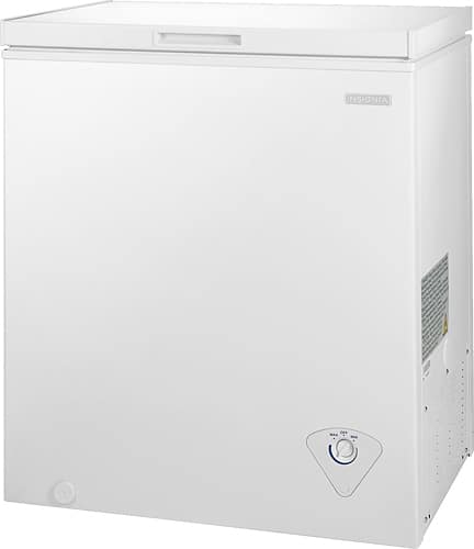 Insignia™ - 5.0 Cu. Ft. Chest Freezer - White - Front_Standard