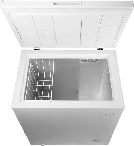 Insignia™ - 5.0 Cu. Ft. Chest Freezer - White at Pacific Sales