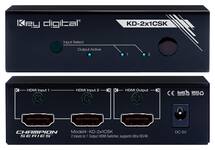 Key Digital - Champion Series 4K HDMI Switcher - Black