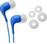 Rocketfish - Earbud Headphones - Blue, Clear