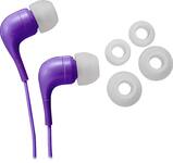 Rocketfish - Earbud Headphones - Purple, Clear