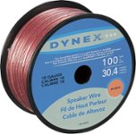 Dynex - 100' Spool Speaker Wire - Gold