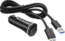 Insignia - USB Car Charger for Most Micro USB 3.0 Mobile Devices - Black