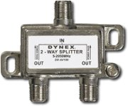 Dynex - 2-Way Coaxial Cable Splitter
