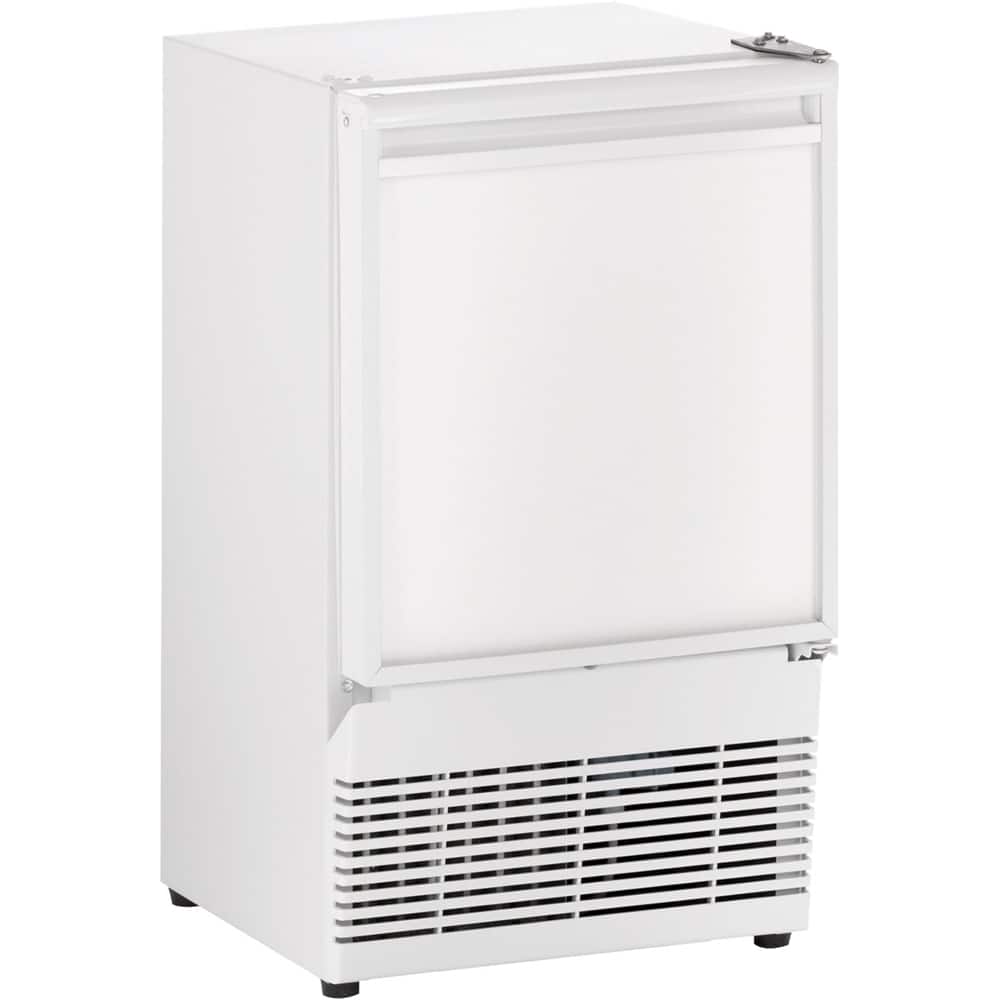 U-Line - ADA Series 13.9" 22.9 lb Freestanding Icemaker - White - Angle_Zoom