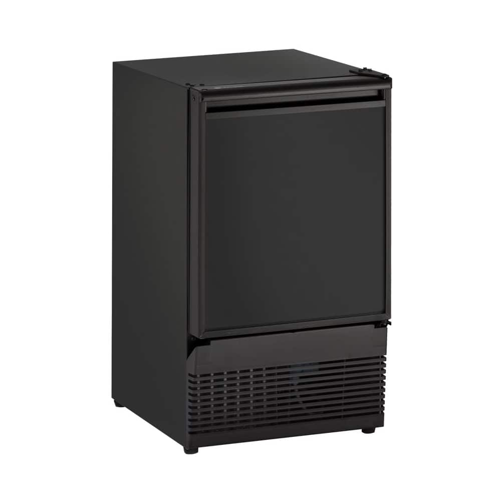 U-Line - ADA Series 14.9" 24.3 lb Freestanding Icemaker - Black - Angle_Zoom