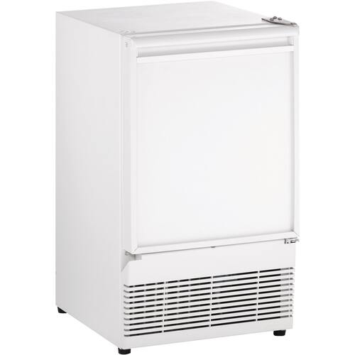U-Line - ADA Series 14.9" 24.3 lb Freestanding Icemaker - White - Angle_Standard