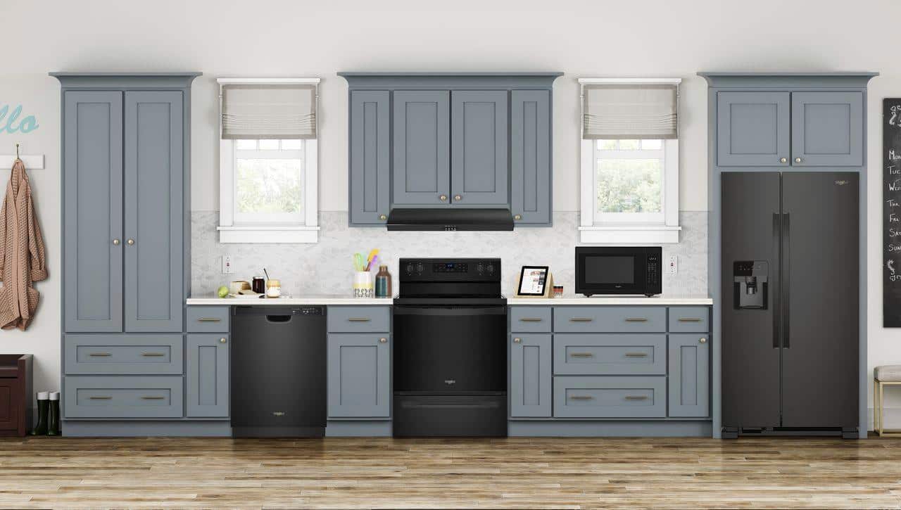 Whirlpool - 24" Front Control Tall Tub Built-In Dishwasher - Black - Alt_View_Standard_16