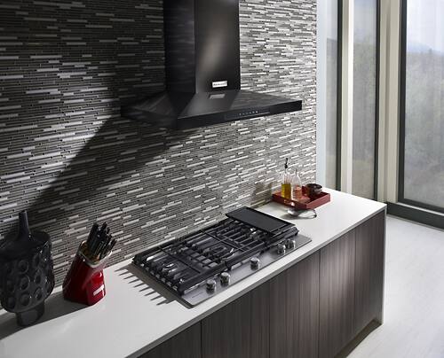 KitchenAid - 36" Built-In Gas Cooktop - Stainless steel - Alt_View_Standard_19