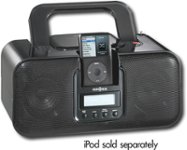 Insignia - Boombox with Apple® iPod® Dock - Black