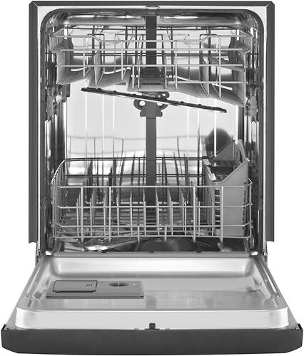Maytag - 24" Front Control Tall Tub Built-In Dishwasher with Stainless Steel Tub - Black - Alt_View_Standard_11