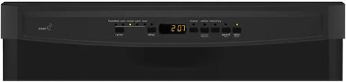 Maytag - 24" Front Control Tall Tub Built-In Dishwasher with Stainless Steel Tub - Black - Alt_View_Standard_1