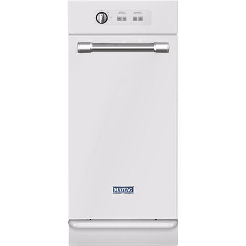 Maytag 15 Undercounter Trash Compactor White At Pacific S Maytag 15 Undercounter Trash Compactor White Front Zoom