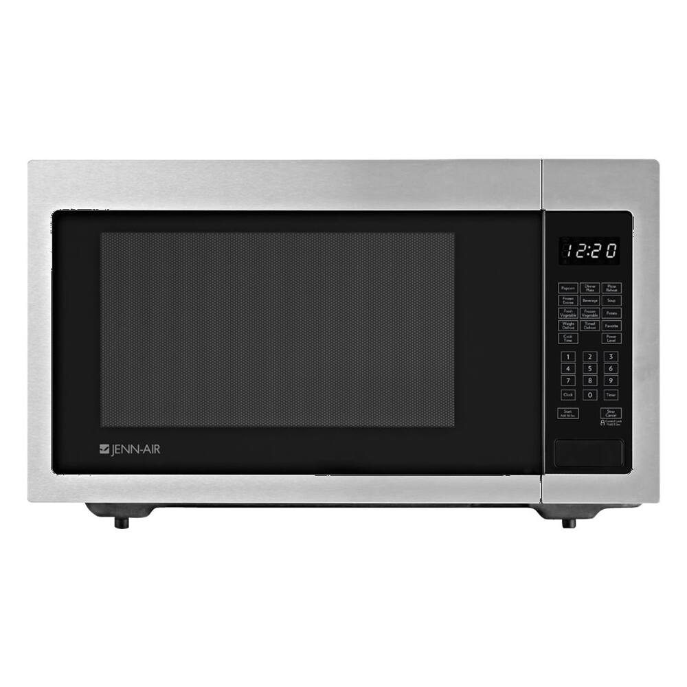 Jenn-Air - 1.6 Cu. Ft. Full-Size Microwave - Stainless steel - Front_Standard