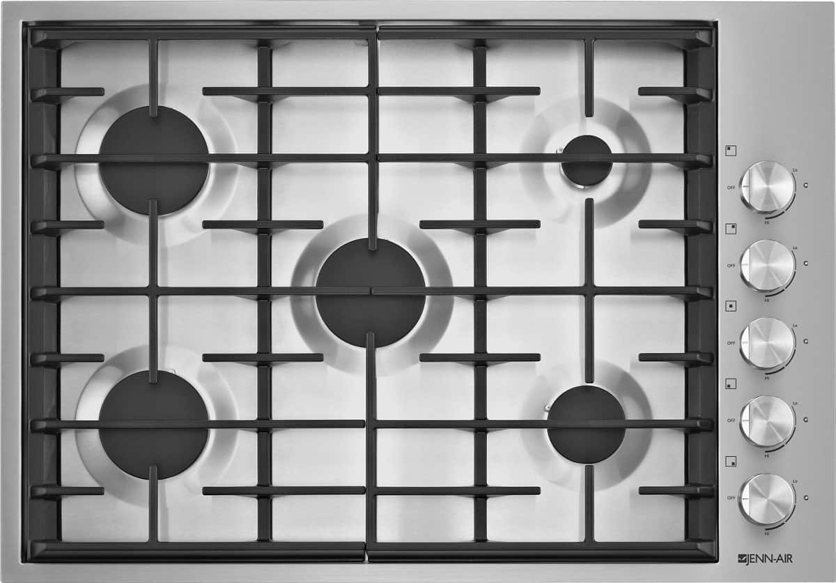 JennAir 30" Gas Cooktop Stainless steel at Pacific Sales