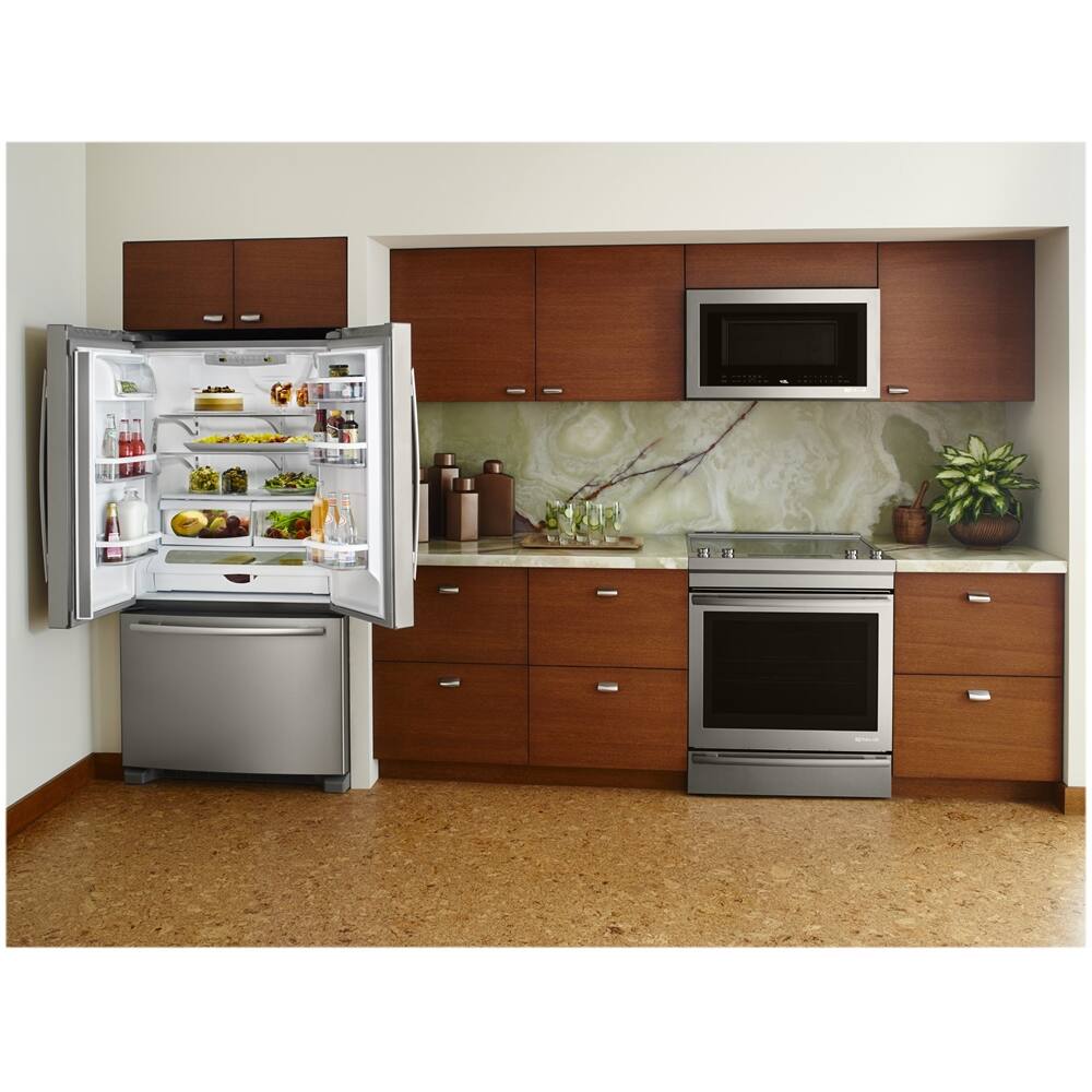 Jenn-Air - 20 Cu. Ft. French Door Counter-Depth Refrigerator - Stainless steel - Alt_View_Standard_11