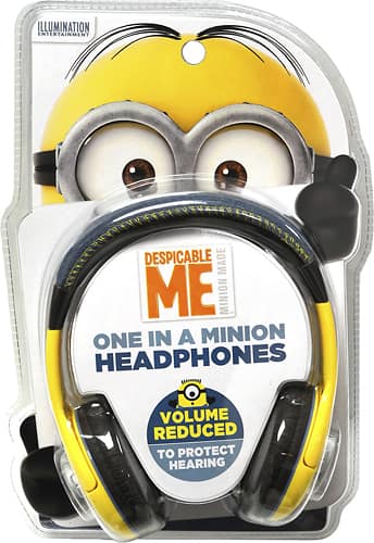 KIDdesigns - Minions Wired Over-the-Ear Headphones - Blue/White/Pink