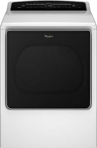 Whirlpool - Cabrio 8.8 Cu. Ft. 23-Cycle Steam Gas Dryer - White - Front_Standard