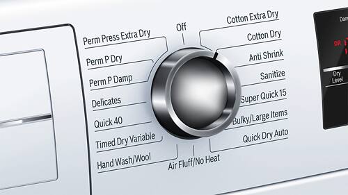 Bosch - 800 Series 4.0 Cu. Ft. 15-Cycle High-Efficiency Compact Electric Dryer - White/Chrome - Alt_View_Standard_11