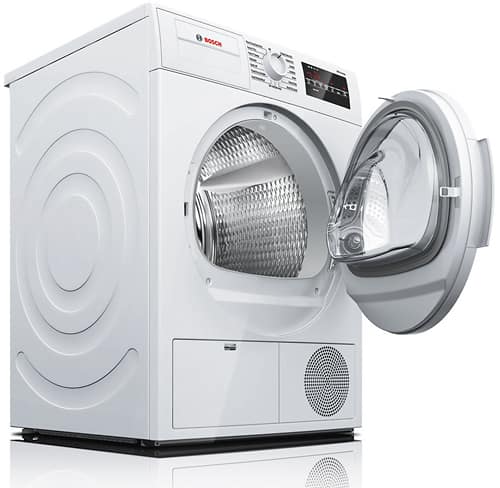 Bosch - 300 Series 4.0 Cu. Ft. 15-Cycle Compact Electric Dryer - White ...