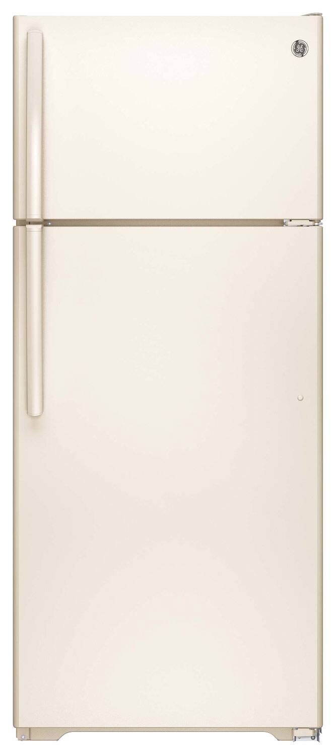 GE 17.5 Cu. Ft. TopFreezer Refrigerator Bisque at Pacific Sales