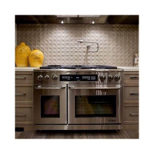 Dacor - Self-Cleaning Freestanding Double Oven Dual Fuel Convection Range - Stainless steel - Alt_View_Standard_13