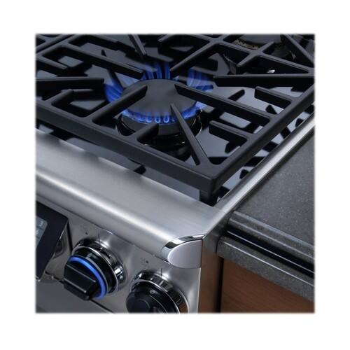 Dacor - 3.9 Cu. Ft. Self-Cleaning Freestanding Dual Fuel Convection Range - Stainless steel - Alt_View_Standard_12
