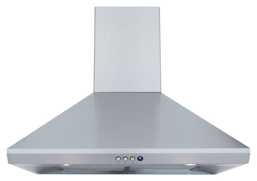 Windster Hoods - 30" Convertible Range Hood - Stainless steel - Front_Standard