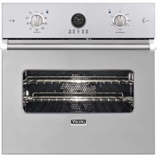 Viking - Professional 5 Series 26.5" Built-In Single Electric Convection Wall Oven - Stainless steel - Front_Standard