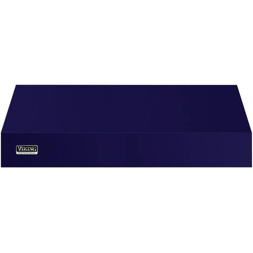 Viking Professional - 30"W./12"H. VWH Wall Hood w/Ventilator - Cobalt Blue - Front_Standard
