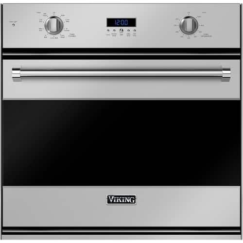 Viking - 3 Series 29.8" Built-In Single Electric Convection Wall Oven - Stainless steel - Front_Standard