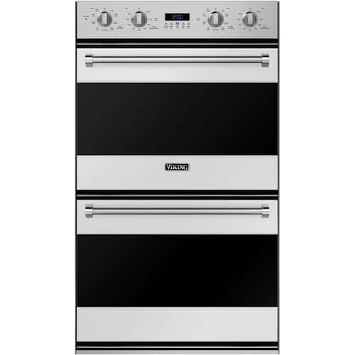 Viking - 3 Series 29.8" Built-In Double Electric Convection Wall Oven - Black - Front_Standard