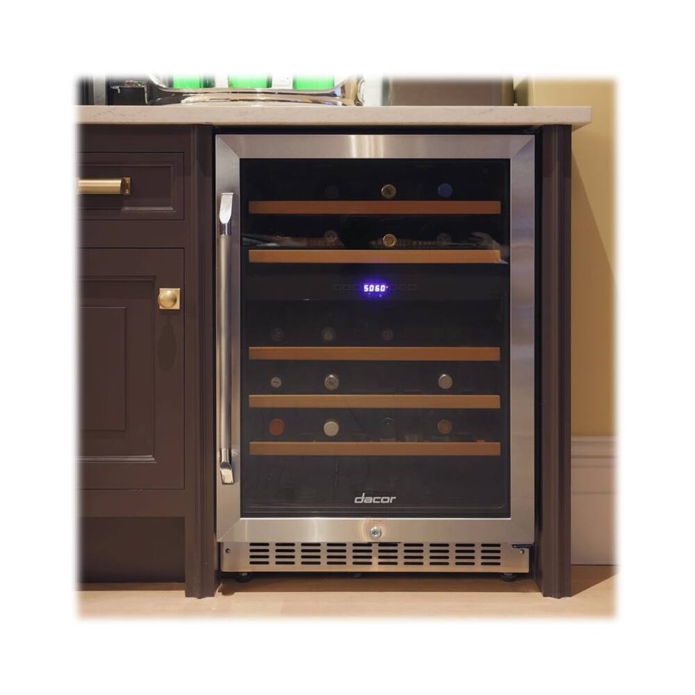 Dacor - Renaissance 46-Bottle Built-In Wine Cooler - Silver - Alt_View_Standard_11