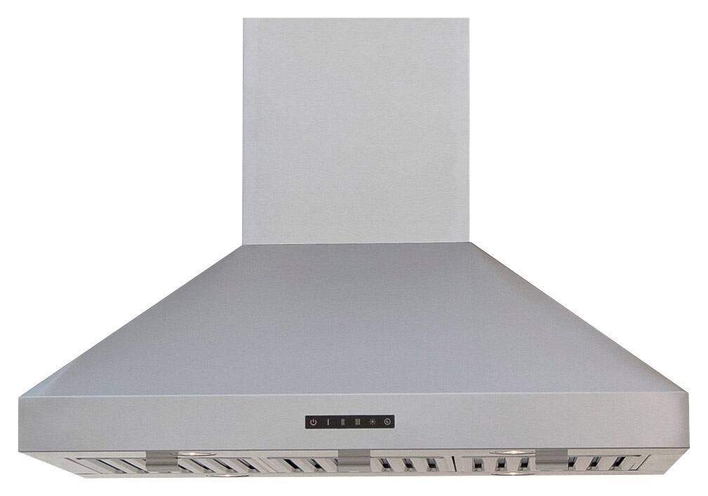 Windster Hoods - 30" Convertible Range Hood - Stainless steel - Front_Standard