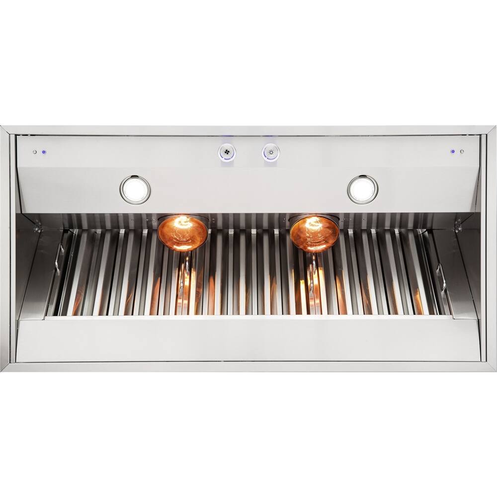 Viking - Professional 5 Series 46" Range Hood - Stainless steel - Front_Zoom