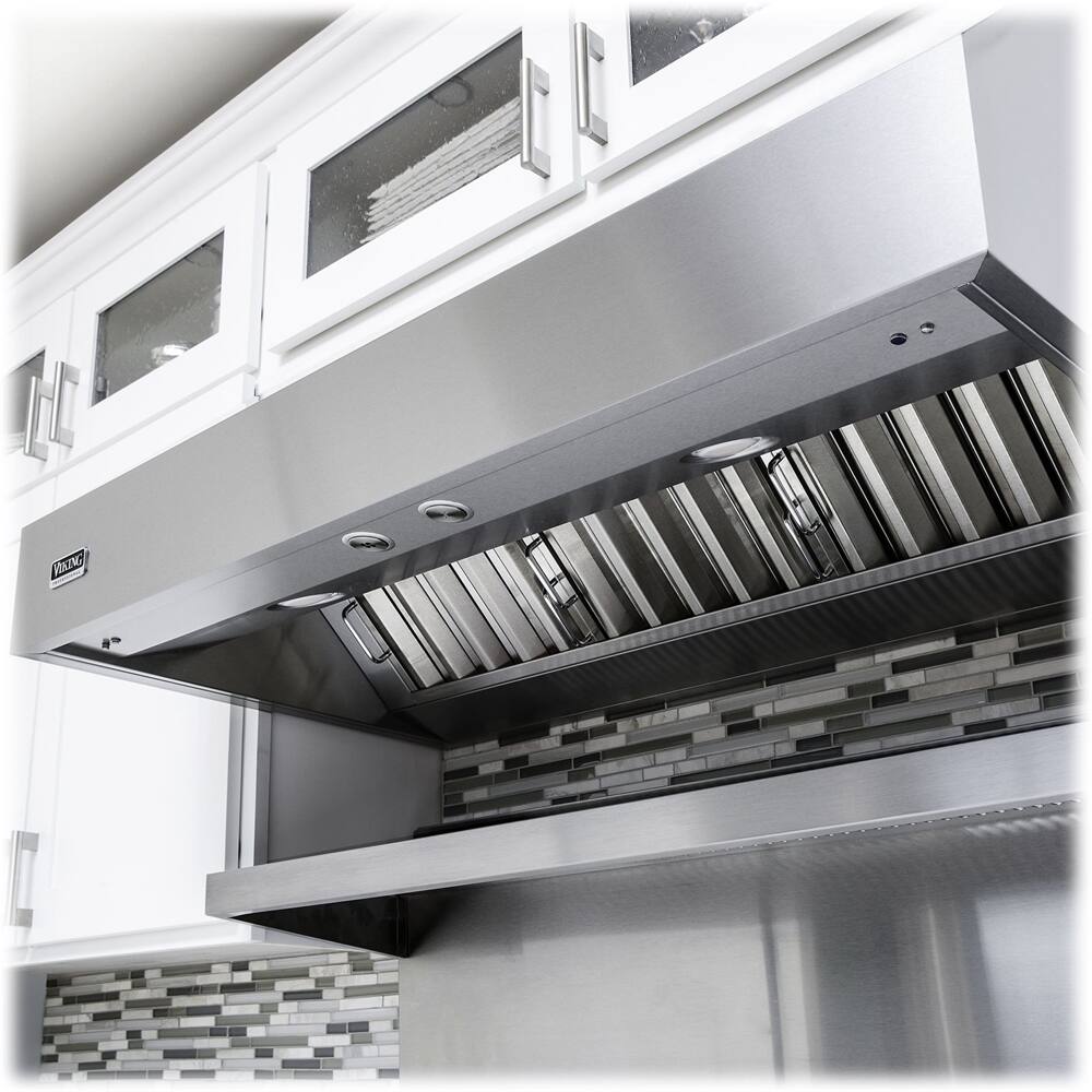 Viking - Professional 5 Series 58" Range Hood - Stainless steel - Alt_View_Standard_14