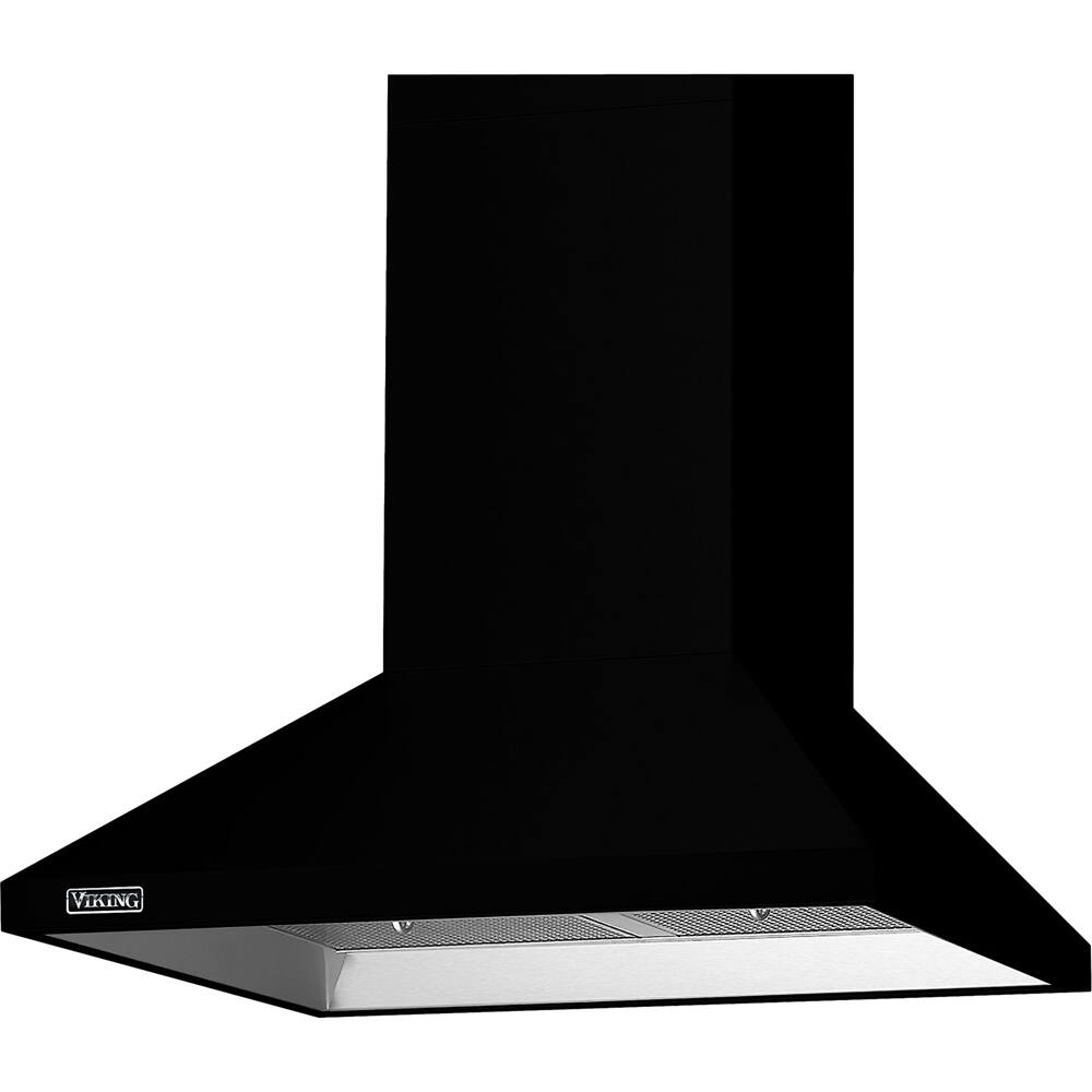 Viking - 3 Series 36" Convertible Range Hood - Black - Front_Zoom