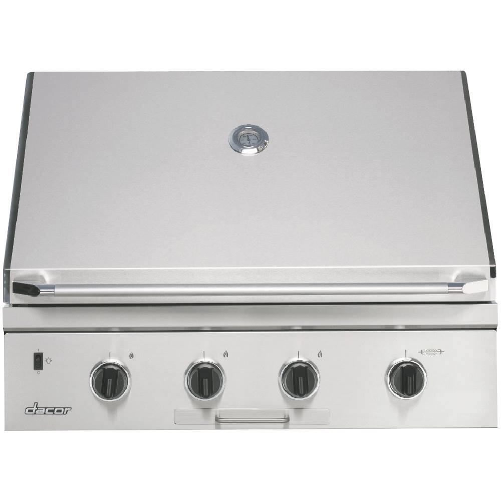 Dacor - Discovery 36" Built-In Gas Grill - Stainless Steel - Angle_Standard