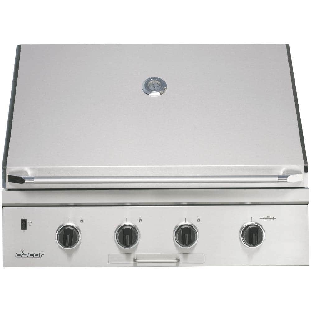 Dacor - Discovery 36" Built-In Gas Grill - Stainless Steel - Angle_Zoom