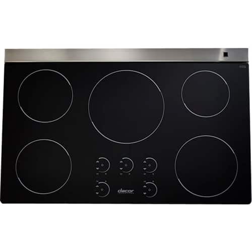 Dacor - Renaissance 36" Electric Induction Cooktop - Black - Angle_Standard