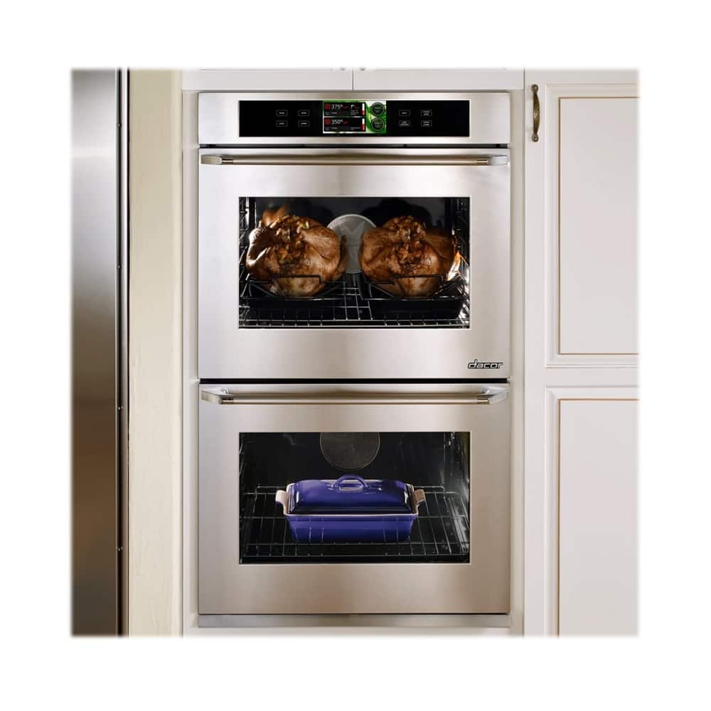 Dacor - Discovery IQ 29.9" Built-In Double Electric Convection Wall Oven - Stainless steel - Alt_View_Standard_12