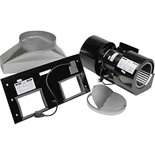 Viking - 1200 CFM Interior-Power Ventilator Kit - Black - Front_Standard