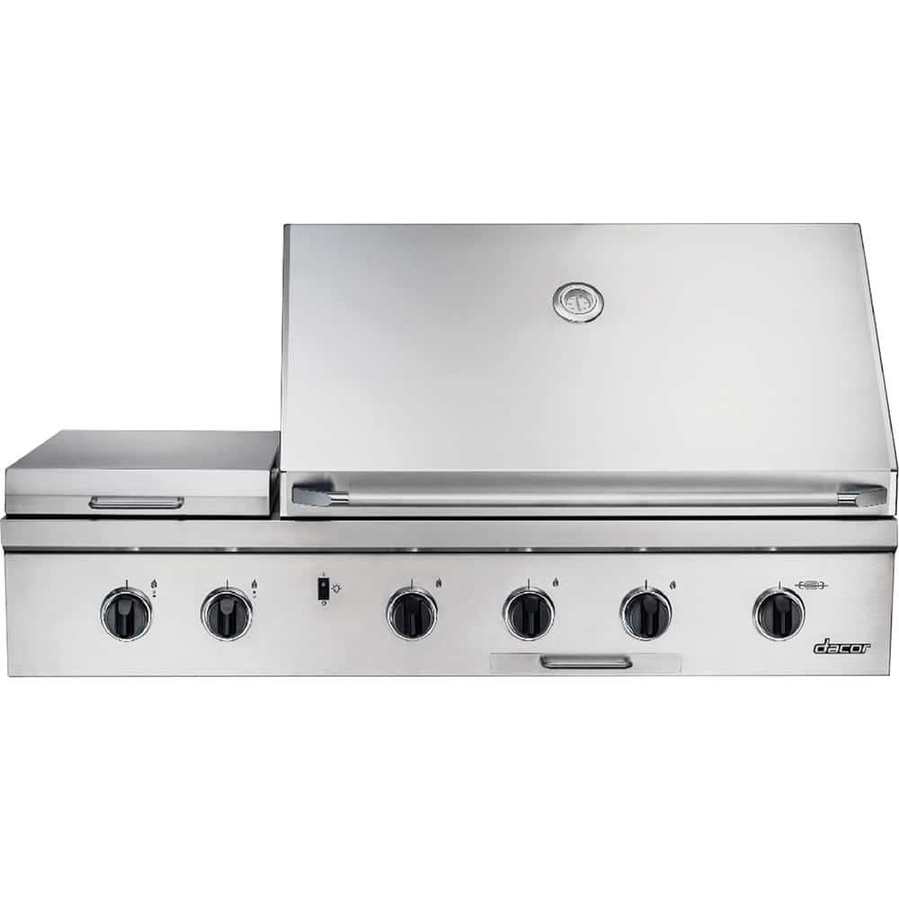 DACOR - Discovery 52" Built-In Natural Gas
Grill - Stainless Steel - Angle_Standard