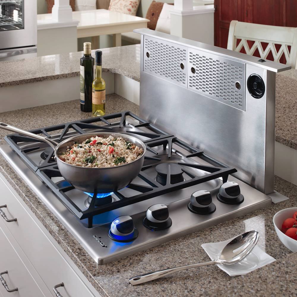 Dacor - Island Trim Kit for Renaissance 30" Dual-Fuel Range - Stainless Steel - Alt_View_Standard_1