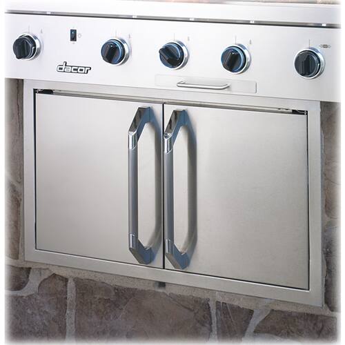 Dacor - 36" Double Outdoor Grill Access Doors - Silver - Alt_View_Standard_11