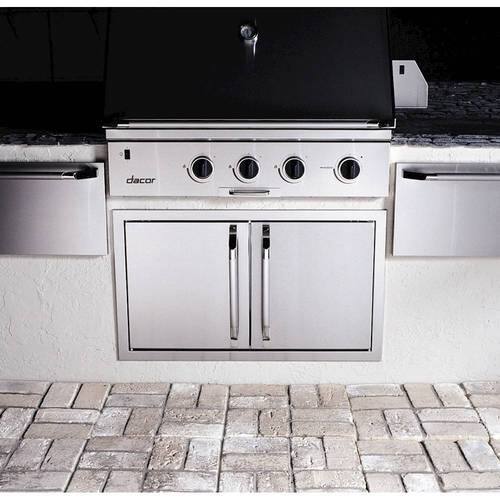 Dacor - 36" Double Outdoor Grill Access Doors - Silver - Alt_View_Standard_1