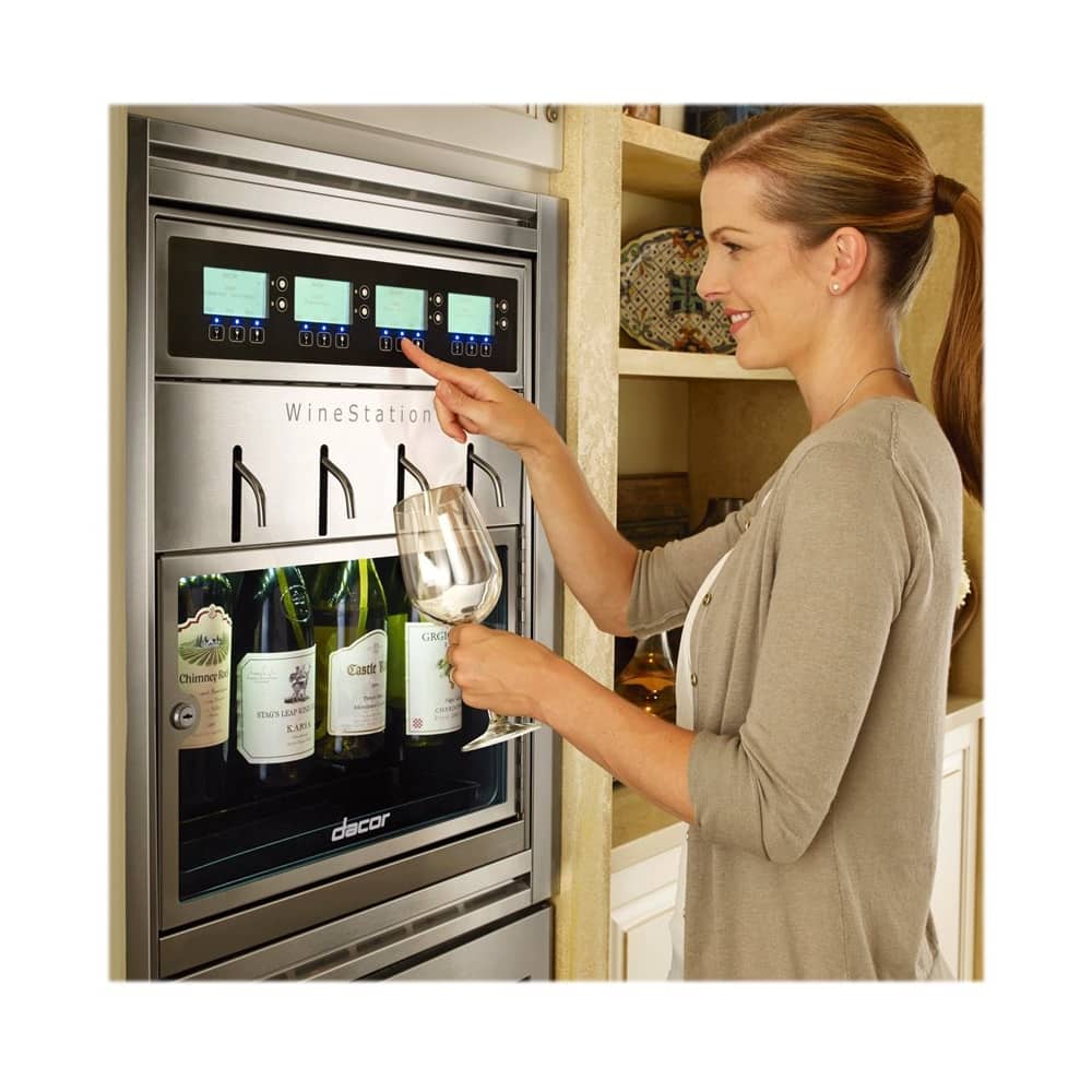 Dacor - Discovery 4-Bottle Built-In Wine Cooler - Stainless steel - Alt_View_Standard_11