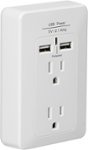 Dynex - 2-Outlet Surge Protector - Multi